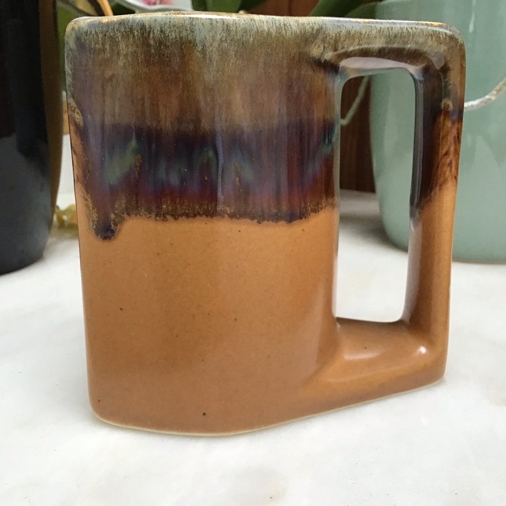 Vintage Rodolfo Padilla Handmade Drip Glaze Art Studio Mug (Mexico)
